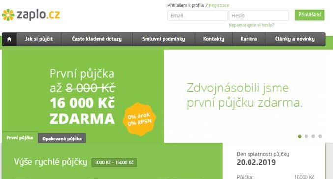 Recenze půjčky Zaplo