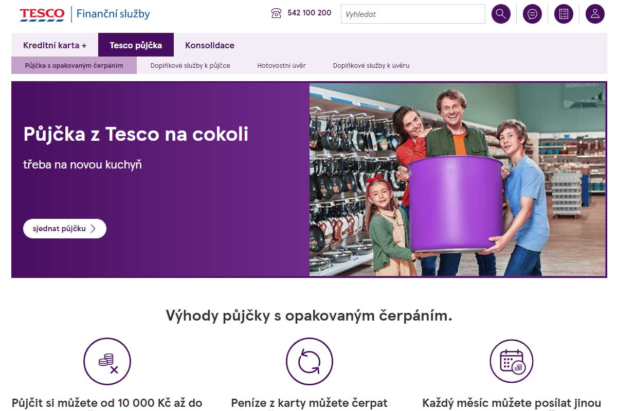 Recenze Tesco půjčky